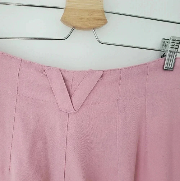 Mexx vintage high waisted double pleated  light pink trouser - Picture 9 of 13